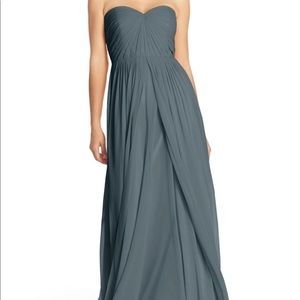 Jenny Yoo Mira Convertible Strapless Chiffon Gown